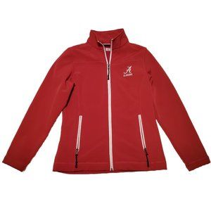 Alabama Crimson Tide Red Zippered Jacket Size Small